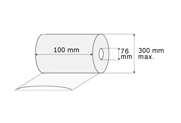 Schlauchfolie 200 x 0,10 mm, transparent, Rolle mit 250 lfm